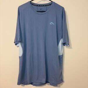 Nike trail light blue shirt